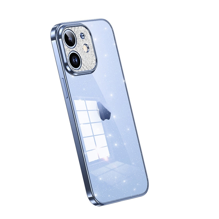 SULADA Caja de teléfono de TPU brillante transparente electrochapada