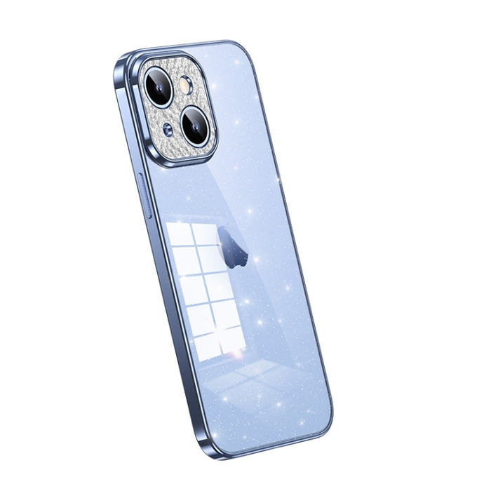 SULADA Caja de teléfono de TPU brillante transparente electrochapada