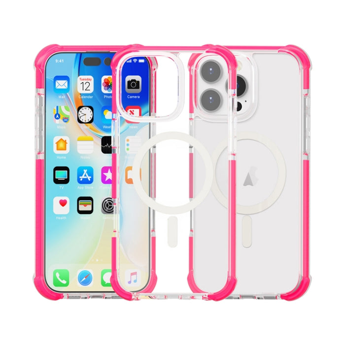Estuche para teléfono a prueba de golpes de acrílico magnético Magsafe, For iPhone 18 Pro / 17 Pro, For iPhone 18 Pro Max / 17 Pro Max, For iPhone 17e / 16e, For iPhone 17, For iPhone Air, For iPhone 16 Pro Max, For iPhone 16 Pro, For iPhone 16 Plus   ...