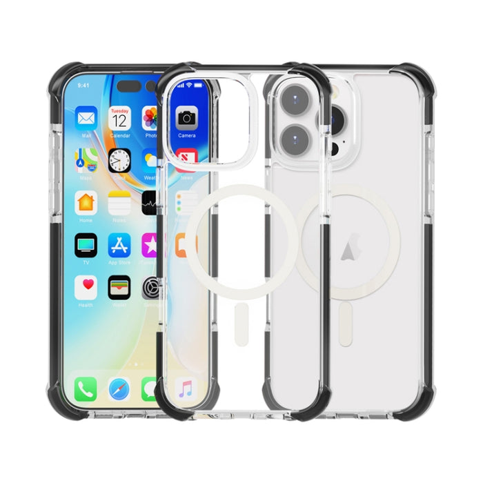 Estuche para teléfono a prueba de golpes de acrílico magnético Magsafe, For iPhone 18 Pro / 17 Pro, For iPhone 18 Pro Max / 17 Pro Max, For iPhone 17e / 16e, For iPhone 17, For iPhone Air, For iPhone 16 Pro Max, For iPhone 16 Pro, For iPhone 16 Plus   ...