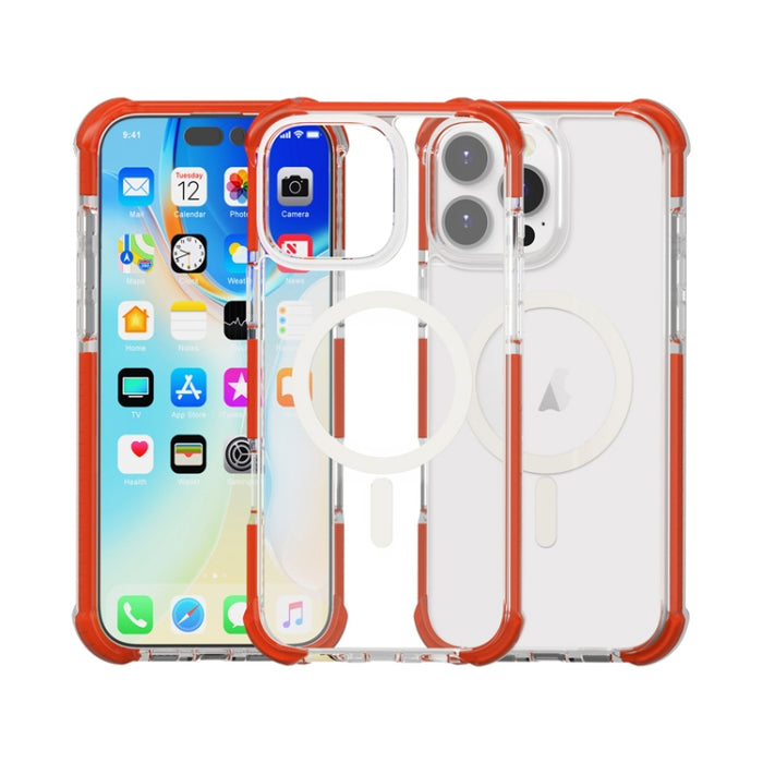 Estuche para teléfono a prueba de golpes de acrílico magnético Magsafe, For iPhone 18 Pro / 17 Pro, For iPhone 18 Pro Max / 17 Pro Max, For iPhone 17e / 16e, For iPhone 17, For iPhone Air, For iPhone 16 Pro Max, For iPhone 16 Pro, For iPhone 16 Plus   ...
