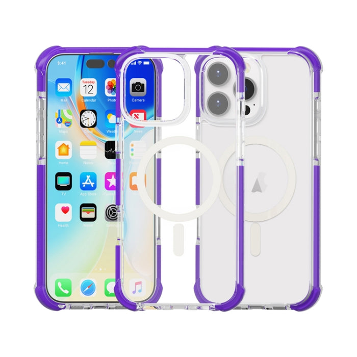 Estuche para teléfono a prueba de golpes de acrílico magnético Magsafe, For iPhone 18 Pro / 17 Pro, For iPhone 18 Pro Max / 17 Pro Max, For iPhone 17e / 16e, For iPhone 17, For iPhone Air, For iPhone 16 Pro Max, For iPhone 16 Pro, For iPhone 16 Plus   ...