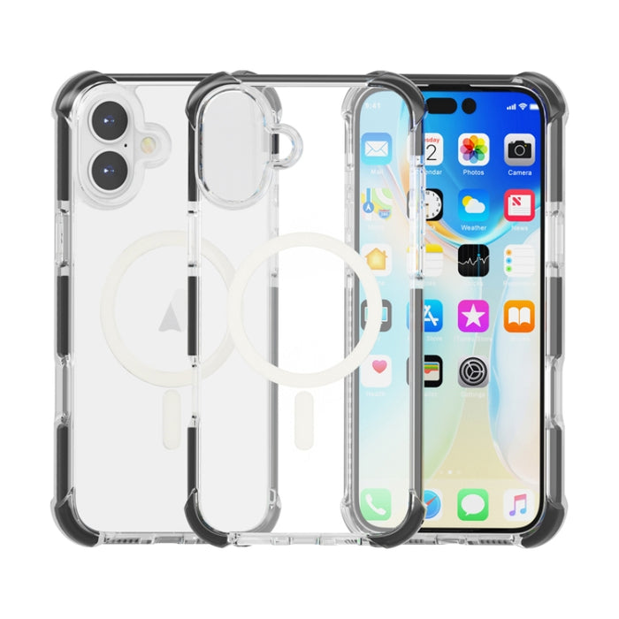 Estuche para teléfono a prueba de golpes de acrílico magnético Magsafe, For iPhone 18 Pro / 17 Pro, For iPhone 18 Pro Max / 17 Pro Max, For iPhone 17e / 16e, For iPhone 17, For iPhone Air, For iPhone 16 Pro Max, For iPhone 16 Pro, For iPhone 16 Plus   ...