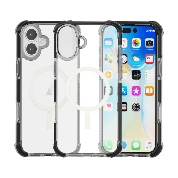 Estuche para teléfono a prueba de golpes de acrílico magnético Magsafe, For iPhone 18 Pro / 17 Pro, For iPhone 18 Pro Max / 17 Pro Max, For iPhone 17e / 16e, For iPhone 17, For iPhone Air, For iPhone 16 Pro Max, For iPhone 16 Pro, For iPhone 16 Plus   ...