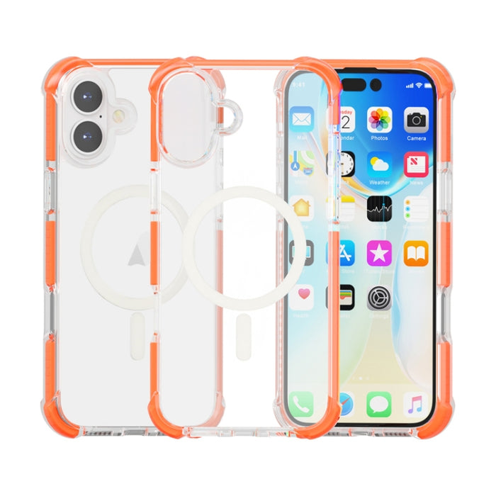 Estuche para teléfono a prueba de golpes de acrílico magnético Magsafe, For iPhone 18 Pro / 17 Pro, For iPhone 18 Pro Max / 17 Pro Max, For iPhone 17e / 16e, For iPhone 17, For iPhone Air, For iPhone 16 Pro Max, For iPhone 16 Pro, For iPhone 16 Plus   ...