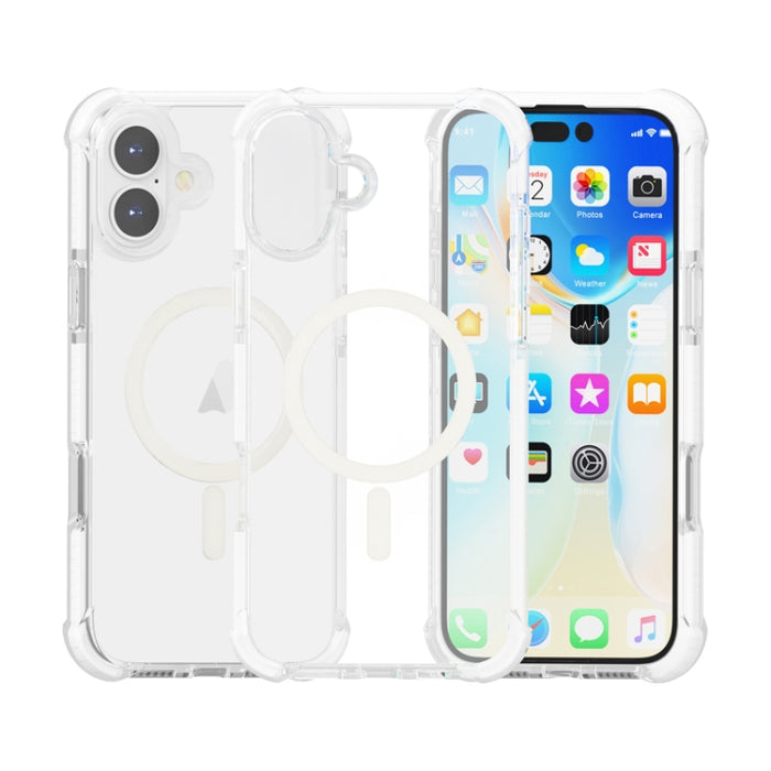 Estuche para teléfono a prueba de golpes de acrílico magnético Magsafe, For iPhone 18 Pro / 17 Pro, For iPhone 18 Pro Max / 17 Pro Max, For iPhone 17e / 16e, For iPhone 17, For iPhone Air, For iPhone 16 Pro Max, For iPhone 16 Pro, For iPhone 16 Plus   ...