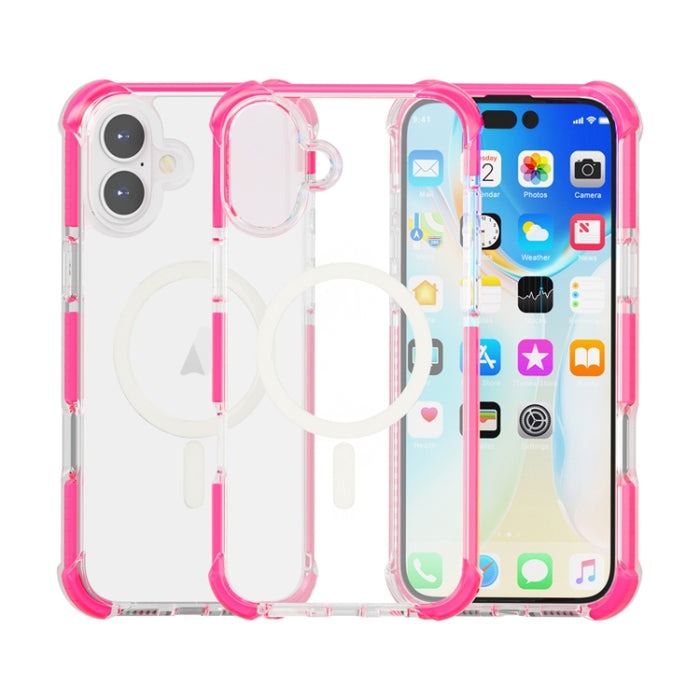 Estuche para teléfono a prueba de golpes de acrílico magnético Magsafe, For iPhone 18 Pro / 17 Pro, For iPhone 18 Pro Max / 17 Pro Max, For iPhone 17e / 16e, For iPhone 17, For iPhone Air, For iPhone 16 Pro Max, For iPhone 16 Pro, For iPhone 16 Plus   ...