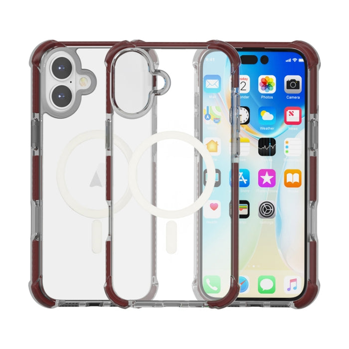 Estuche para teléfono a prueba de golpes de acrílico magnético Magsafe, For iPhone 18 Pro / 17 Pro, For iPhone 18 Pro Max / 17 Pro Max, For iPhone 17e / 16e, For iPhone 17, For iPhone Air, For iPhone 16 Pro Max, For iPhone 16 Pro, For iPhone 16 Plus   ...
