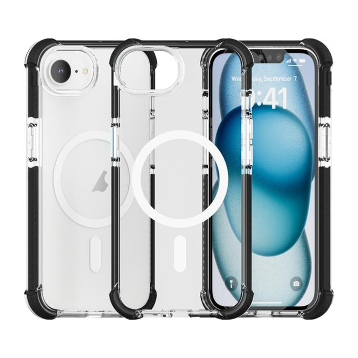 Estuche para teléfono a prueba de golpes de acrílico magnético Magsafe, For iPhone 18 Pro / 17 Pro, For iPhone 18 Pro Max / 17 Pro Max, For iPhone 17e / 16e, For iPhone 17, For iPhone Air, For iPhone 16 Pro Max, For iPhone 16 Pro, For iPhone 16 Plus   ...