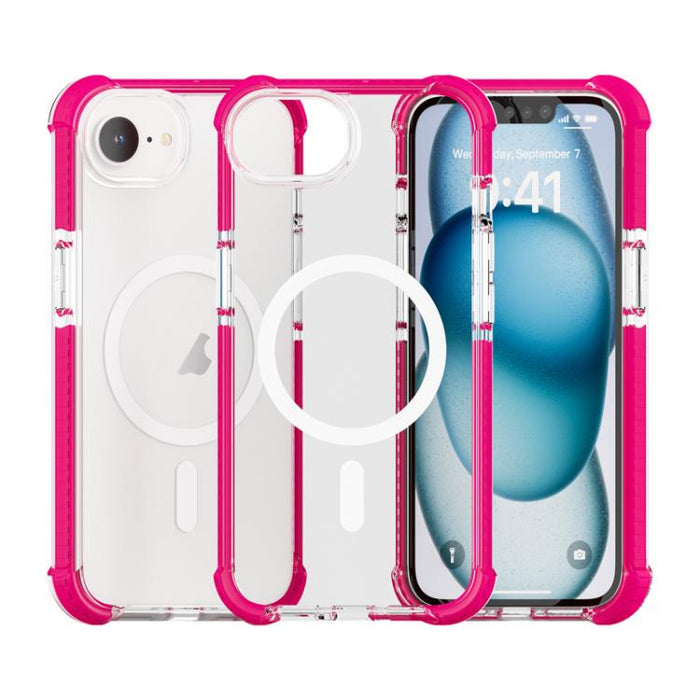 Estuche para teléfono a prueba de golpes de acrílico magnético Magsafe, For iPhone 18 Pro / 17 Pro, For iPhone 18 Pro Max / 17 Pro Max, For iPhone 17e / 16e, For iPhone 17, For iPhone Air, For iPhone 16 Pro Max, For iPhone 16 Pro, For iPhone 16 Plus   ...
