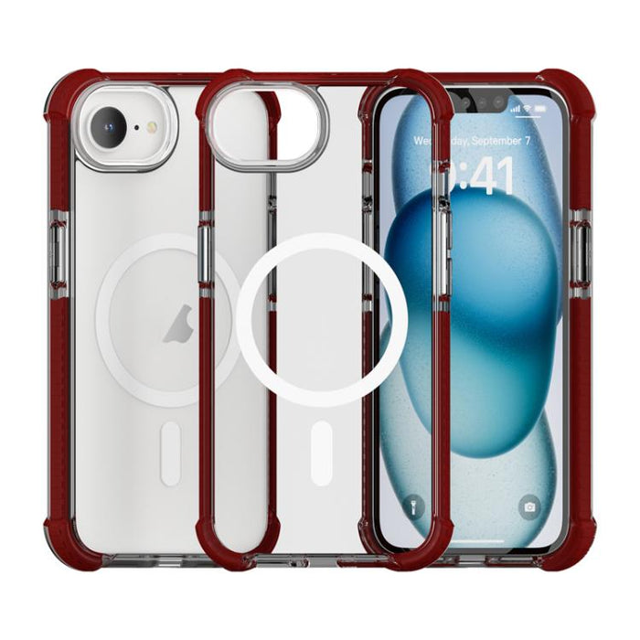 Estuche para teléfono a prueba de golpes de acrílico magnético Magsafe, For iPhone 18 Pro / 17 Pro, For iPhone 18 Pro Max / 17 Pro Max, For iPhone 17e / 16e, For iPhone 17, For iPhone Air, For iPhone 16 Pro Max, For iPhone 16 Pro, For iPhone 16 Plus   ...