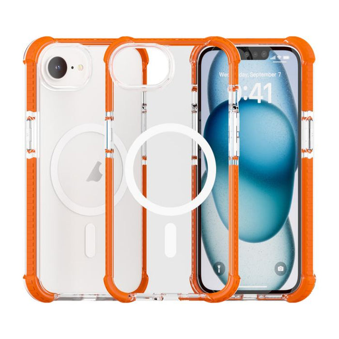 Estuche para teléfono a prueba de golpes de acrílico magnético Magsafe, For iPhone 18 Pro / 17 Pro, For iPhone 18 Pro Max / 17 Pro Max, For iPhone 17e / 16e, For iPhone 17, For iPhone Air, For iPhone 16 Pro Max, For iPhone 16 Pro, For iPhone 16 Plus   ...
