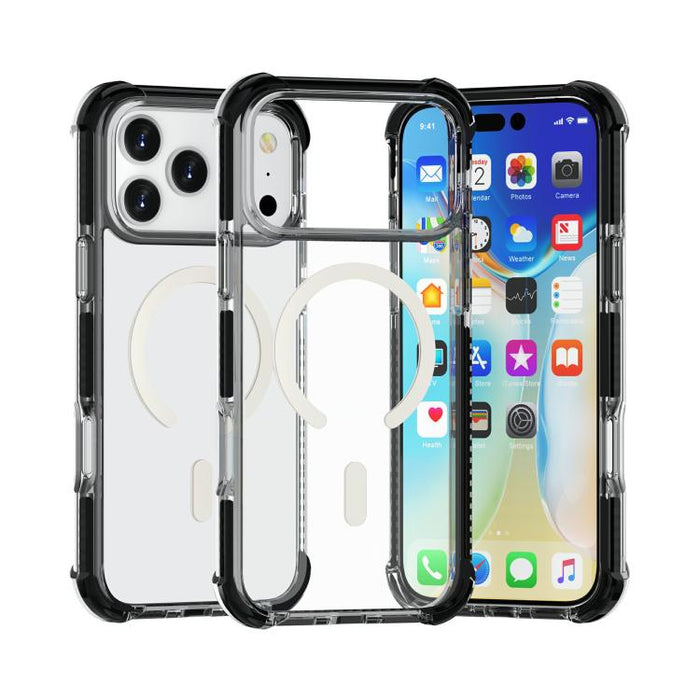 Estuche para teléfono a prueba de golpes de acrílico magnético Magsafe, For iPhone 18 Pro / 17 Pro, For iPhone 18 Pro Max / 17 Pro Max, For iPhone 17e / 16e, For iPhone 17, For iPhone Air, For iPhone 16 Pro Max, For iPhone 16 Pro, For iPhone 16 Plus   ...