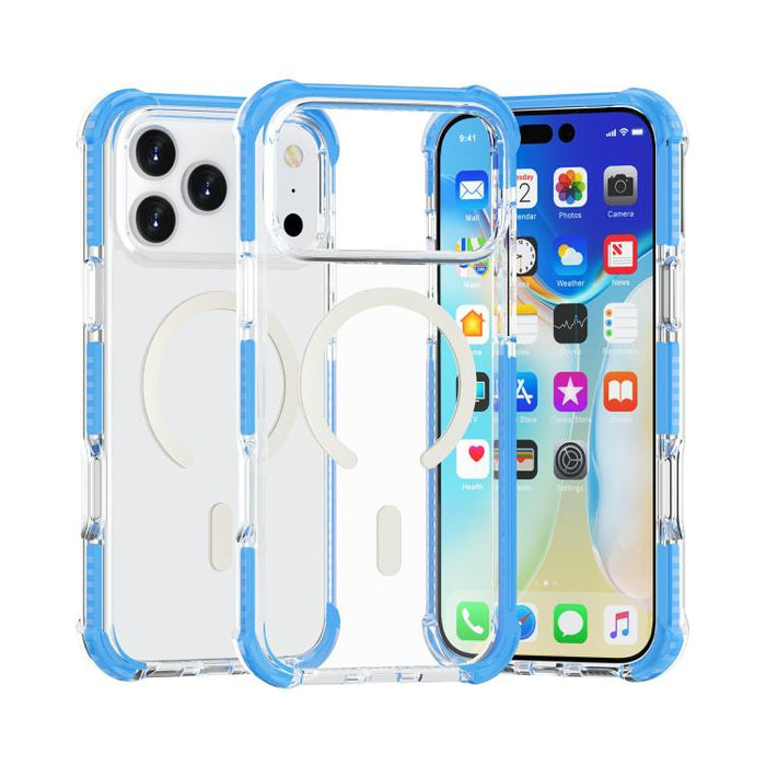 Estuche para teléfono a prueba de golpes de acrílico magnético Magsafe, For iPhone 18 Pro / 17 Pro, For iPhone 18 Pro Max / 17 Pro Max, For iPhone 17e / 16e, For iPhone 17, For iPhone Air, For iPhone 16 Pro Max, For iPhone 16 Pro, For iPhone 16 Plus   ...