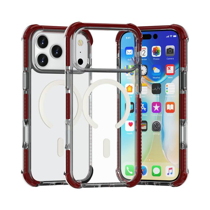 Estuche para teléfono a prueba de golpes de acrílico magnético Magsafe, For iPhone 18 Pro / 17 Pro, For iPhone 18 Pro Max / 17 Pro Max, For iPhone 17e / 16e, For iPhone 17, For iPhone Air, For iPhone 16 Pro Max, For iPhone 16 Pro, For iPhone 16 Plus   ...