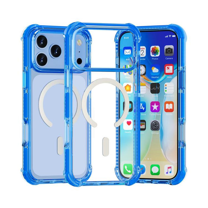 Estuche para teléfono a prueba de golpes de acrílico magnético Magsafe, For iPhone 18 Pro / 17 Pro, For iPhone 18 Pro Max / 17 Pro Max, For iPhone 17e / 16e, For iPhone 17, For iPhone Air, For iPhone 16 Pro Max, For iPhone 16 Pro, For iPhone 16 Plus   ...