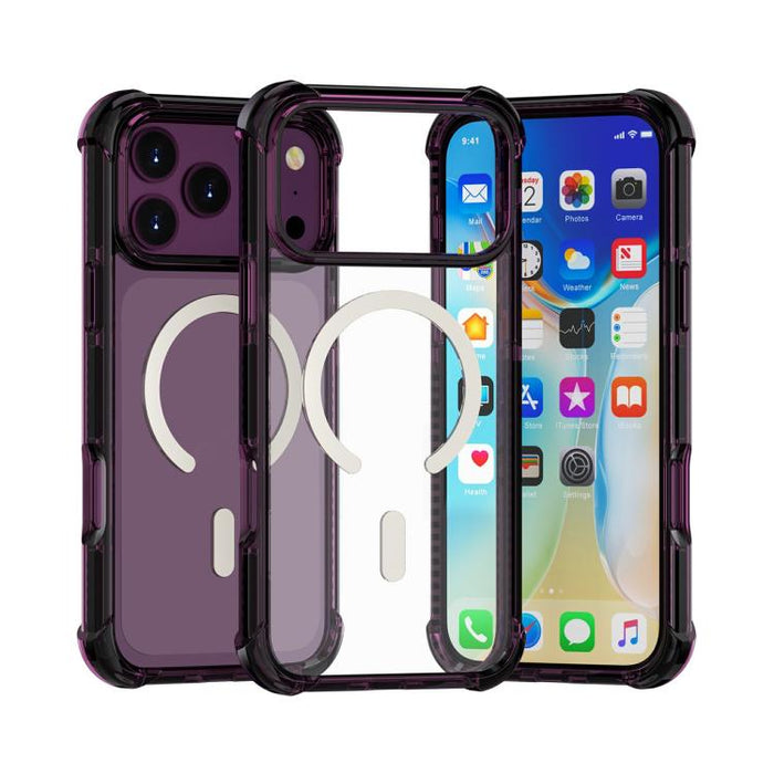 Estuche para teléfono a prueba de golpes de acrílico magnético Magsafe, For iPhone 18 Pro / 17 Pro, For iPhone 18 Pro Max / 17 Pro Max, For iPhone 17e / 16e, For iPhone 17, For iPhone Air, For iPhone 16 Pro Max, For iPhone 16 Pro, For iPhone 16 Plus   ...