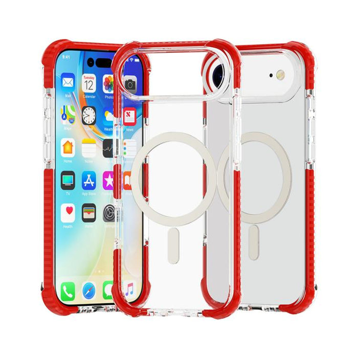 Estuche para teléfono a prueba de golpes de acrílico magnético Magsafe, For iPhone 18 Pro / 17 Pro, For iPhone 18 Pro Max / 17 Pro Max, For iPhone 17e / 16e, For iPhone 17, For iPhone Air, For iPhone 16 Pro Max, For iPhone 16 Pro, For iPhone 16 Plus   ...