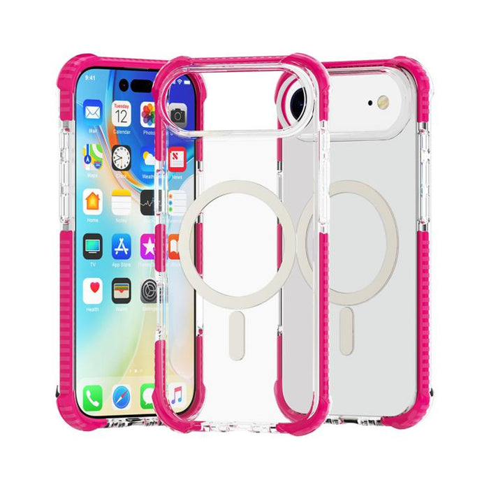 Estuche para teléfono a prueba de golpes de acrílico magnético Magsafe, For iPhone 18 Pro / 17 Pro, For iPhone 18 Pro Max / 17 Pro Max, For iPhone 17e / 16e, For iPhone 17, For iPhone Air, For iPhone 16 Pro Max, For iPhone 16 Pro, For iPhone 16 Plus   ...