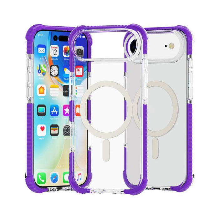 Estuche para teléfono a prueba de golpes de acrílico magnético Magsafe, For iPhone 18 Pro / 17 Pro, For iPhone 18 Pro Max / 17 Pro Max, For iPhone 17e / 16e, For iPhone 17, For iPhone Air, For iPhone 16 Pro Max, For iPhone 16 Pro, For iPhone 16 Plus   ...