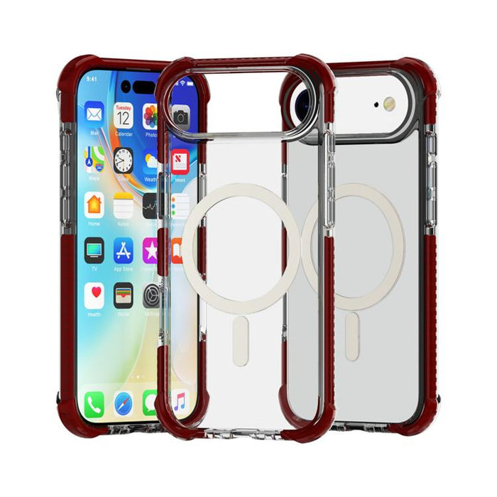 Estuche para teléfono a prueba de golpes de acrílico magnético Magsafe, For iPhone 18 Pro / 17 Pro, For iPhone 18 Pro Max / 17 Pro Max, For iPhone 17e / 16e, For iPhone 17, For iPhone Air, For iPhone 16 Pro Max, For iPhone 16 Pro, For iPhone 16 Plus   ...