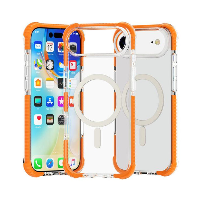 Estuche para teléfono a prueba de golpes de acrílico magnético Magsafe, For iPhone 18 Pro / 17 Pro, For iPhone 18 Pro Max / 17 Pro Max, For iPhone 17e / 16e, For iPhone 17, For iPhone Air, For iPhone 16 Pro Max, For iPhone 16 Pro, For iPhone 16 Plus   ...