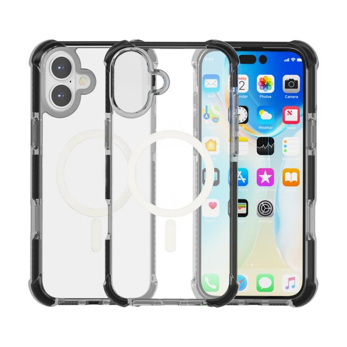 Estuche para teléfono a prueba de golpes de acrílico magnético Magsafe, For iPhone 18 Pro / 17 Pro, For iPhone 18 Pro Max / 17 Pro Max, For iPhone 17e / 16e, For iPhone 17, For iPhone Air, For iPhone 16 Pro Max, For iPhone 16 Pro, For iPhone 16 Plus   ...