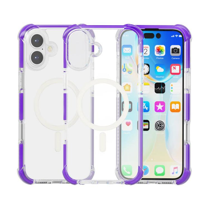 Estuche para teléfono a prueba de golpes de acrílico magnético Magsafe, For iPhone 18 Pro / 17 Pro, For iPhone 18 Pro Max / 17 Pro Max, For iPhone 17e / 16e, For iPhone 17, For iPhone Air, For iPhone 16 Pro Max, For iPhone 16 Pro, For iPhone 16 Plus   ...