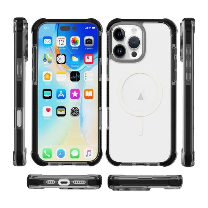 Estuche para teléfono a prueba de golpes de acrílico magnético Magsafe, For iPhone 18 Pro / 17 Pro, For iPhone 18 Pro Max / 17 Pro Max, For iPhone 17e / 16e, For iPhone 17, For iPhone Air, For iPhone 16 Pro Max, For iPhone 16 Pro, For iPhone 16 Plus   ...