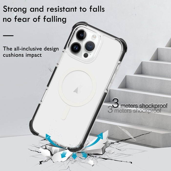 Estuche para teléfono a prueba de golpes de acrílico magnético Magsafe, For iPhone 18 Pro / 17 Pro, For iPhone 18 Pro Max / 17 Pro Max, For iPhone 17e / 16e, For iPhone 17, For iPhone Air, For iPhone 16 Pro Max, For iPhone 16 Pro, For iPhone 16 Plus   ...