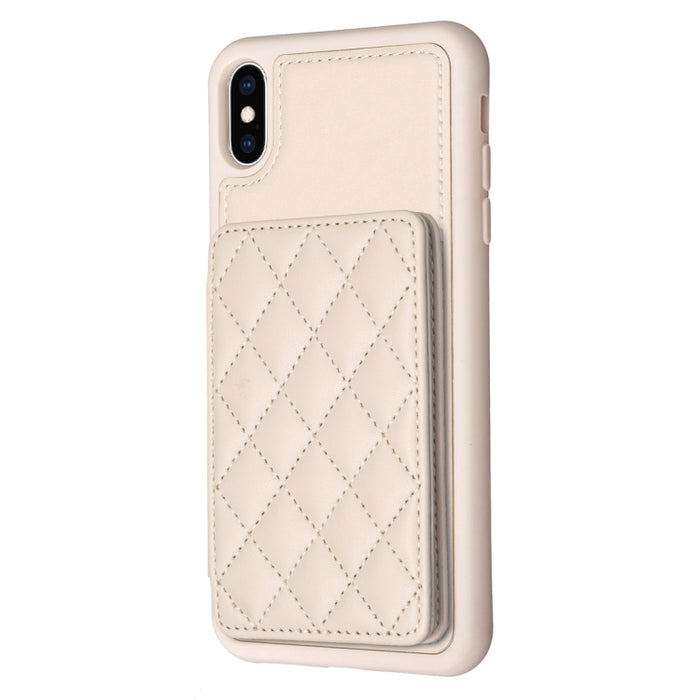 BF25 Estuche para teléfono con tarjetero cuadrado a cuadros, For iPhone 11 Pro Max, For iPhone 11, For iPhone 11 Pro, For iPhone X / XS, For iPhone XR, For iPhone XS Max, For iPhone 8 Plus / 7 Plus