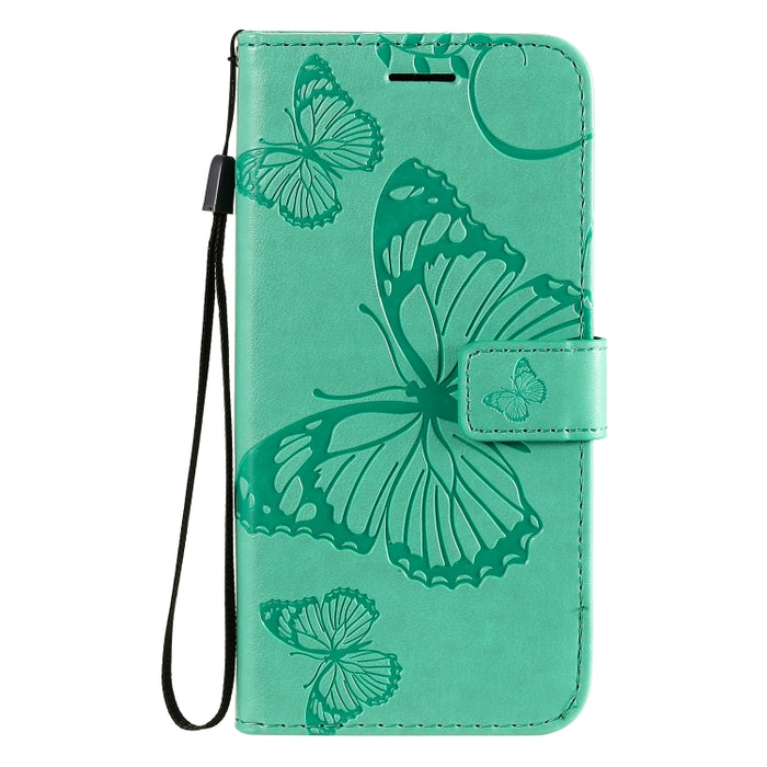 Estuche de cuero con tapa horizontal con estampado de mariposas en 3D con soporte, ranura para tarjeta y billetera, For Samsung Galaxy A41, For Samsung Galaxy A51 5G, For Samsung Galaxy A71 5G, For Huawei Nova 7, For Huawei Nova 7 Pro                  ...