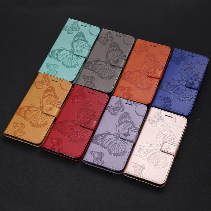 Estuche de cuero con tapa horizontal con estampado de mariposas en 3D con soporte, ranura para tarjeta y billetera, For Samsung Galaxy A41, For Samsung Galaxy A51 5G, For Samsung Galaxy A71 5G, For Huawei Nova 7, For Huawei Nova 7 Pro                  ...