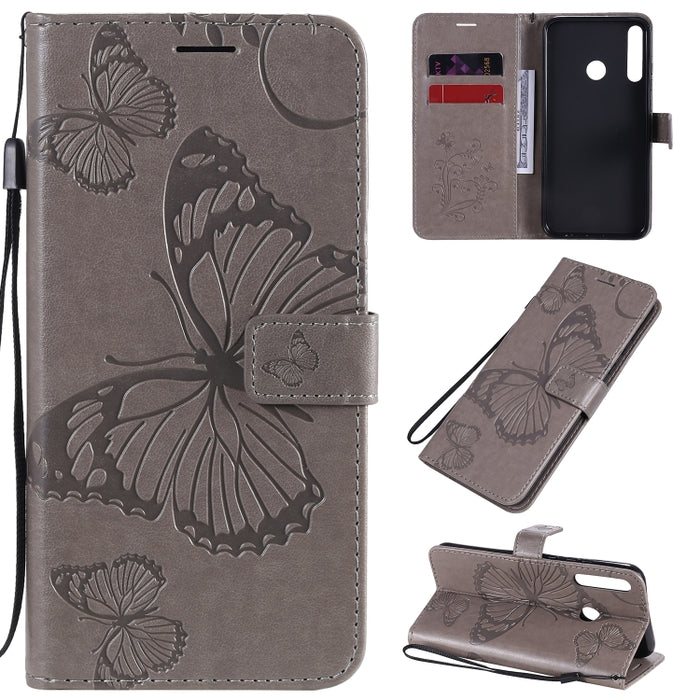 Estuche de cuero con tapa horizontal con estampado de mariposas en 3D con soporte, ranura para tarjeta y billetera, For Samsung Galaxy A41, For Samsung Galaxy A51 5G, For Samsung Galaxy A71 5G, For Huawei Nova 7, For Huawei Nova 7 Pro                  ...