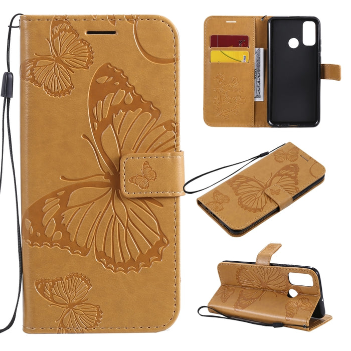 Estuche de cuero con tapa horizontal con estampado de mariposas en 3D con soporte, ranura para tarjeta y billetera, For Samsung Galaxy A41, For Samsung Galaxy A51 5G, For Samsung Galaxy A71 5G, For Huawei Nova 7, For Huawei Nova 7 Pro                  ...