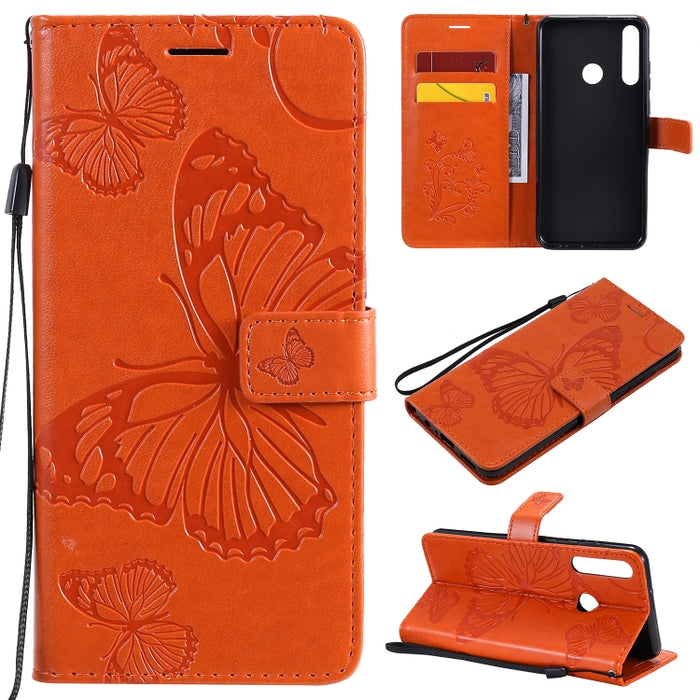 Estuche de cuero con tapa horizontal con estampado de mariposas en 3D con soporte, ranura para tarjeta y billetera, For Samsung Galaxy A41, For Samsung Galaxy A51 5G, For Samsung Galaxy A71 5G, For Huawei Nova 7, For Huawei Nova 7 Pro                  ...