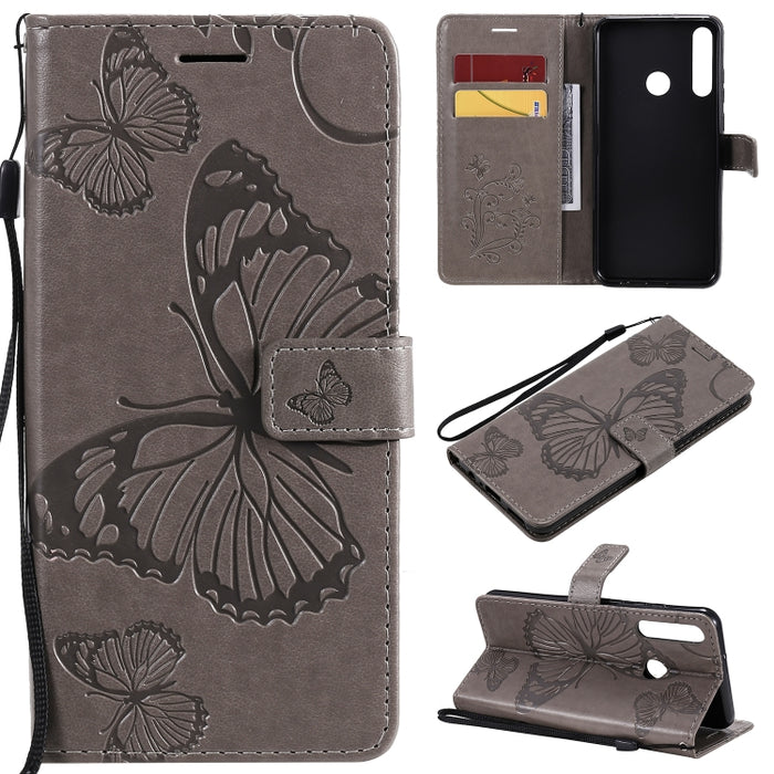 Estuche de cuero con tapa horizontal con estampado de mariposas en 3D con soporte, ranura para tarjeta y billetera, For Samsung Galaxy A41, For Samsung Galaxy A51 5G, For Samsung Galaxy A71 5G, For Huawei Nova 7, For Huawei Nova 7 Pro                  ...