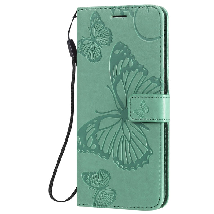 Estuche de cuero con tapa horizontal con estampado de mariposas en 3D con soporte, ranura para tarjeta y billetera, For Huawei Honor 30, For Huawei Honor Play 4T Pro