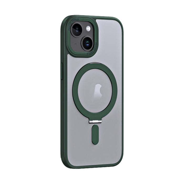 Estuche para teléfono Skin Feel MagSafe a prueba de golpes con soporte, For iPhone 15 Pro Max, For iPhone 15 Pro, For iPhone 15 Plus, For iPhone 15