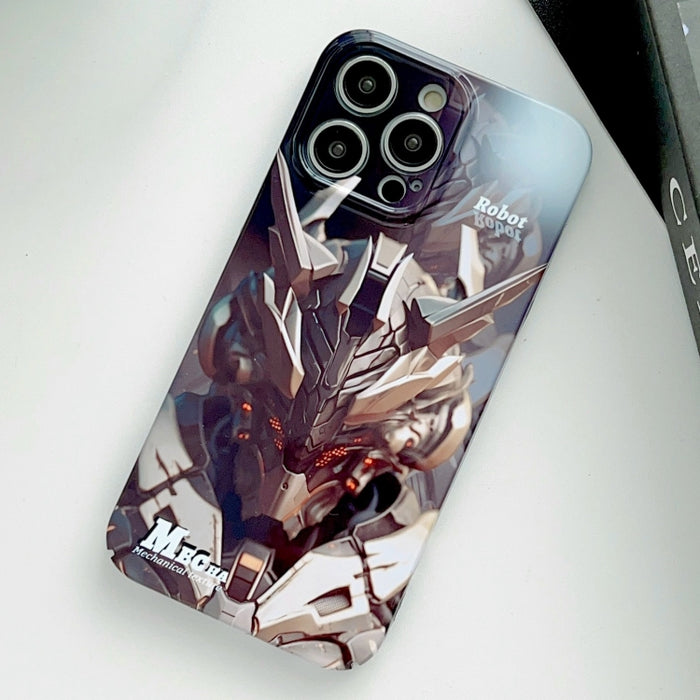Estuche para teléfono PC con orificio preciso y patrón pintado, For iPhone 14 Pro, For iPhone 14 Pro Max, For iPhone SE 2022 / 2020 / 8 / 7