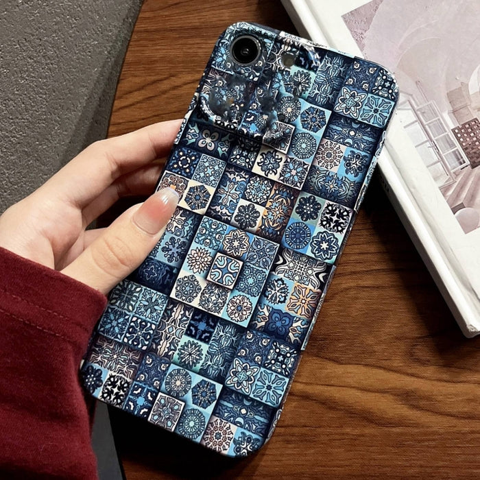 Estuche para teléfono PC con orificio preciso y patrón pintado, For iPhone 14 Pro, For iPhone 14 Pro Max, For iPhone SE 2022 / 2020 / 8 / 7