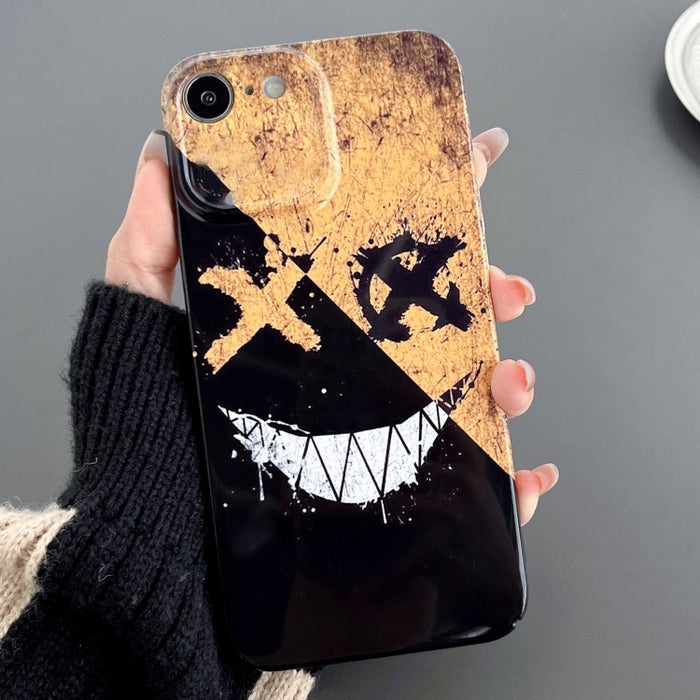 Estuche para teléfono PC con orificio preciso y patrón pintado, For iPhone 14 Pro, For iPhone 14 Pro Max, For iPhone SE 2022 / 2020 / 8 / 7