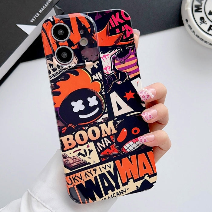 Estuche para teléfono PC con orificio preciso y patrón pintado, For iPhone 11 Pro Max, For iPhone 11, For iPhone 11 Pro