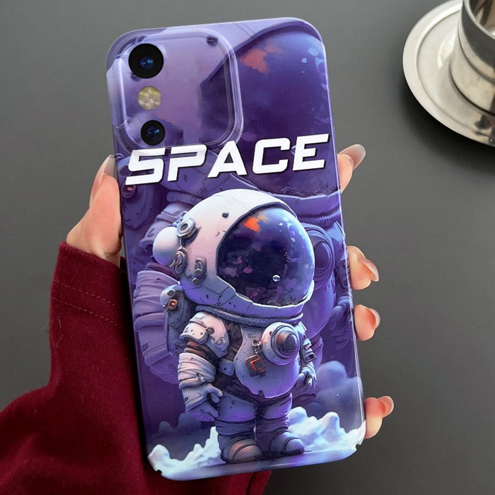 Estuche para teléfono PC con orificio preciso y patrón pintado, For iPhone X / XS, For iPhone XR, For iPhone XS Max
