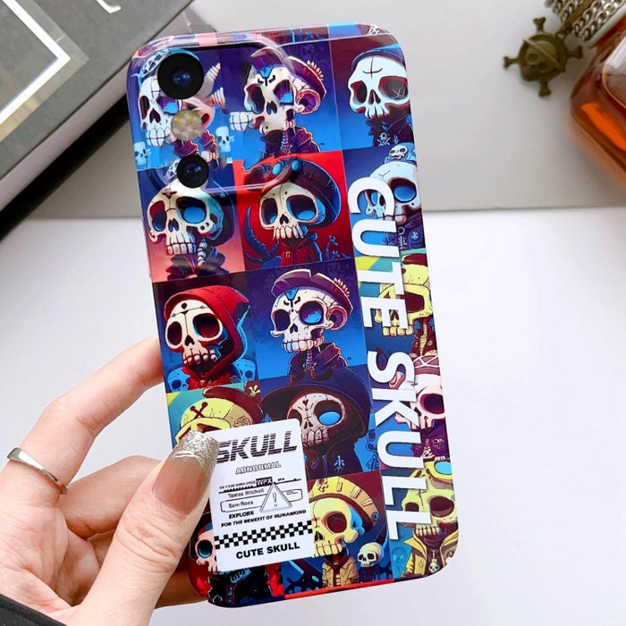 Estuche para teléfono PC con orificio preciso y patrón pintado, For iPhone X / XS, For iPhone XR, For iPhone XS Max
