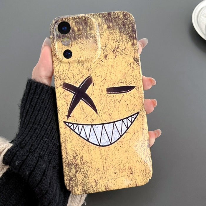 Estuche para teléfono PC con orificio preciso y patrón pintado, For iPhone X / XS, For iPhone XR, For iPhone XS Max