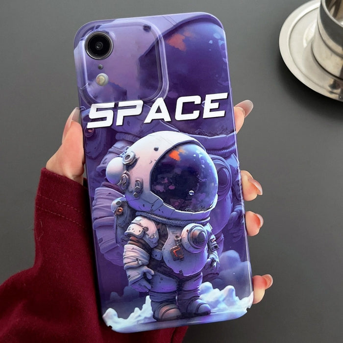 Estuche para teléfono PC con orificio preciso y patrón pintado, For iPhone X / XS, For iPhone XR, For iPhone XS Max