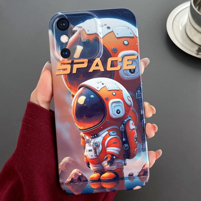 Estuche para teléfono PC con orificio preciso y patrón pintado, For iPhone X / XS, For iPhone XR, For iPhone XS Max