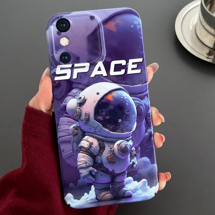 Estuche para teléfono PC con orificio preciso y patrón pintado, For iPhone X / XS, For iPhone XR, For iPhone XS Max