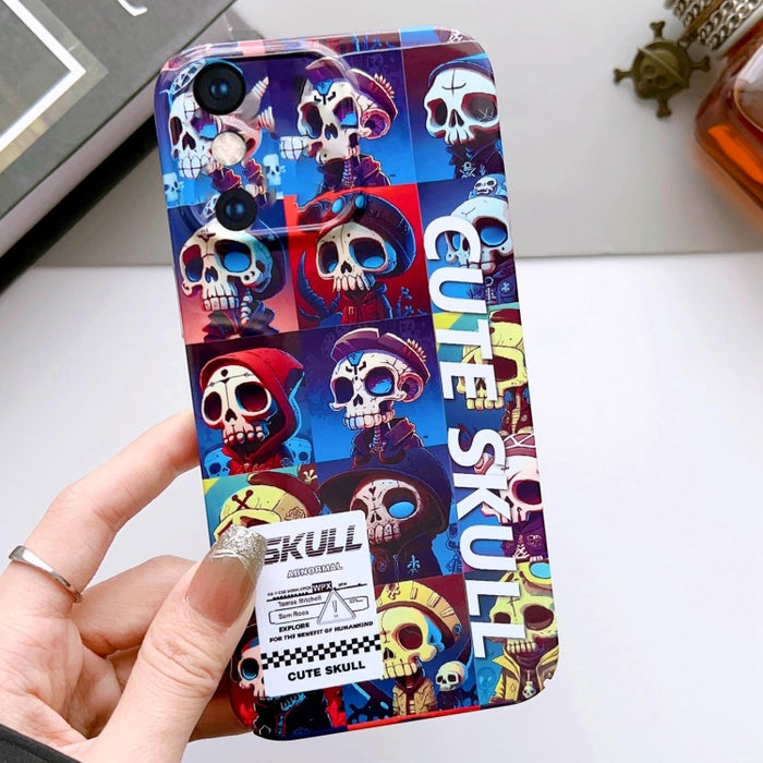 Estuche para teléfono PC con orificio preciso y patrón pintado, For iPhone X / XS, For iPhone XR, For iPhone XS Max